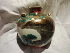 山水画 浮き彫り 陶器 花瓶 壺 - メルカリ