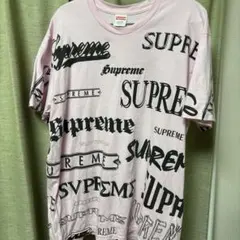 Supreme Tシャツ ピンク Lサイズ