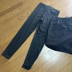 FILA レギンス付きショートパンツ ブラックLL