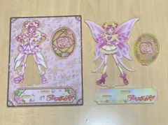 全プリキュア展　キュアドリーム　アクリルスタンド　2点セット