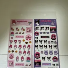 My Melody & Kuromi クリアシール 2シート
