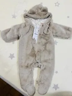 ZARA フード付きロンパース 3-6ヶ月