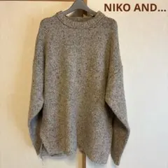 NIKO AND... クルーネックニット