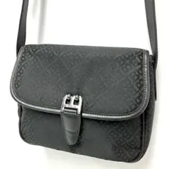 大人気☆BALLY☆バリー☆ショルダーバッグ☆Bロゴ☆革☆キャンバス☆ブラック！