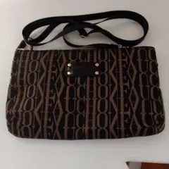 FAUCHON　ジャガード織り　軽量ショルダーバッグ