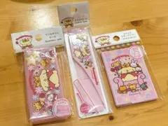 セリア ポムポムプリン 30周年 ミラー アクセサリーケース スライドコームのサムネイル