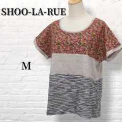 【SHOO-LA-RUE】厚地Tシャツ　３段切り替え　ラウンドネック　B231
