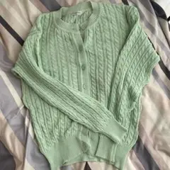 La casa de los ミントグリーン カーディガン