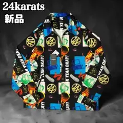 新品▲24karats 総柄 ジャケット ワークジャケット 黒 L EXILEのサムネイル