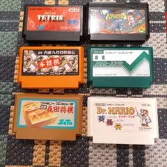 ファミコンソフトセット テトリス ドクターマリオ など