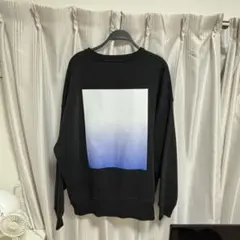 クリープハイプの声をシャワーのように浴びる展 トレーナー 黒 青
