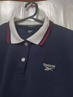 Reebok ポロシャツ ネイビー Mサイズ