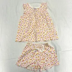 プチバトー　104 ㎝　セットアップ　花柄