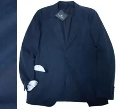 48万 ランバン 万能 コットン100 一枚仕立て ジャケット 紺 54