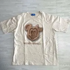 【ディズニーランド】ミッキーワッフルTシャツ(Mサイズ)