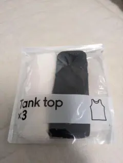GU タンクトップ 2枚セット Mサイズ ホワイト・ブラック