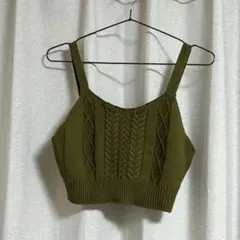 ニット ビスチェ Fサイズ