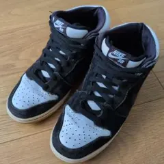 Nike SB ハイカットスニーカー ブラック/ホワイト