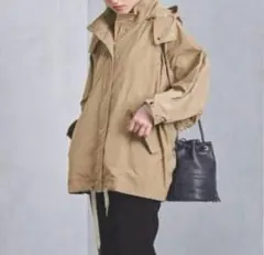 WOOLRICH ウールリッチ　アノラックパーカー　ベージュ　Sサイズ