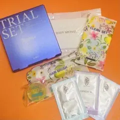 トラベルセット/旅行用品/シャンプー、洗顔料、化粧水、ブラシ等/未開封のサムネイル