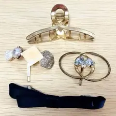 ヘアクリップ　ヘアカフ　バレッタ　ヘアアクセサリー　まとめ売り