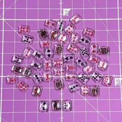 【新品】デコパーツ プラパーツ ネイルパーツ トランプ 柄 50個 まとめ売り