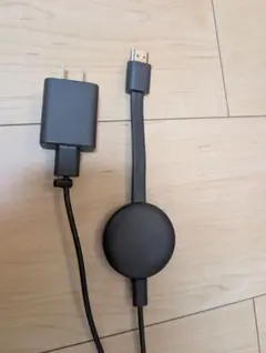Chromecast 第3世代 チャコール 純正ACアダプタ・USBケーブル付のサムネイル