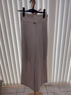 SNIDEL スナイデル ハイウエストツイルストレートパンツ
