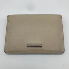 BYRBERRYベージュ 合成皮革 カードケース