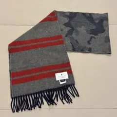 BEGG & CO ストライプ 迷彩 マフラーのサムネイル