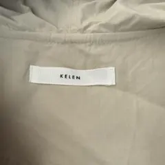 KELEN ベージュ フード付き ジッパージャケット