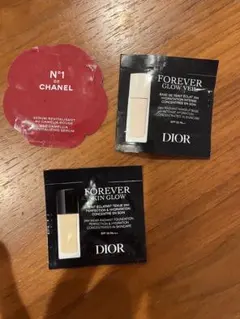 CHANEL N°1 セラム & DIOR ファンデーションサンプル