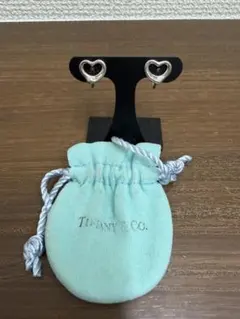 TIFFANY&Co. オープンハート イヤリング シルバー ヴィンテージのサムネイル