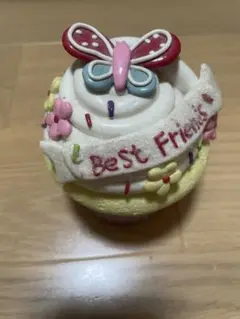カップケーキ型小物入れ Best Friends