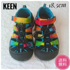 【美品】KEENサンダル18.5cmマルチカラー