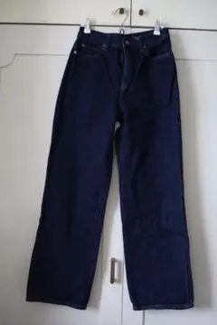 ワイドストレートジーンズ デニム