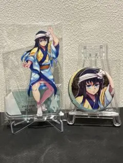 鬼滅の刃　阿波踊り　アクリルスタンド　缶バッジ　時透無一郎
