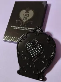 ANNA SUI アナスイ ブラック コンパクトミラー