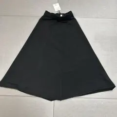 BONLECILL ブラック ニットフレアスカート Fサイズ