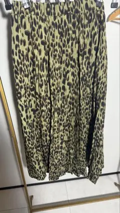 MURUA ヒョウ柄プリーツスカート F