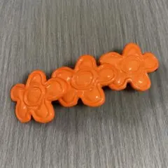 ヴィンテージ　フラワーデザインバレッタ