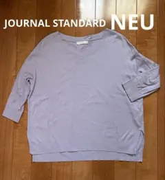 JOURNAL STANDARD コットン Vネックニットシャツ