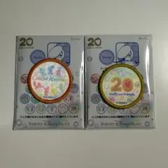 ダッフィー&フレンズ　ワッペン　2点セット