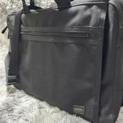 未使用級✨ポーター クリップ 2WAY ブリーフケース マチ拡張 A4可 黒