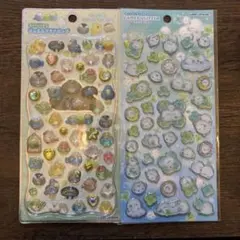 シマエナガ キャンディグリッターステッカー とりのなかまたち プチドロップ