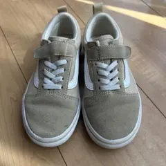 Vans ベージュ オールドスクール 18cm