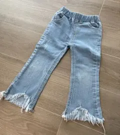 H&M フレアデニム　90サイズ　ジーパン　女の子のサムネイル