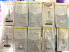 ELIXIR エリクシール スキンケア サンプル10点　化粧水・乳液・朝用乳液のサムネイル