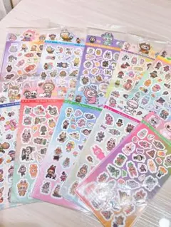 labubu ラブブシール　ステッカー　ラブブシール　ラブブ文房具　10枚セット