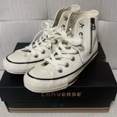 【美品】CONVERSE ALL STAR ハイカット22.5㎝ 星スタッズ